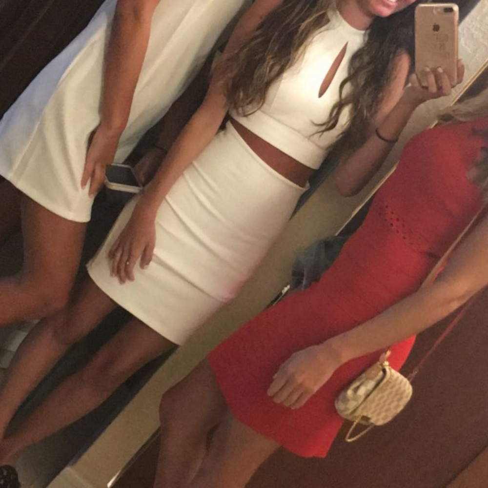Lulu 2 piece white set